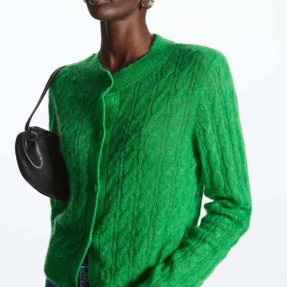 COS Vibrant Green Women's Cardigan